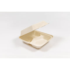 Caserola meniu bio 3 compartimente 23.6x22.9x8.5 cm, 50 buc/set
