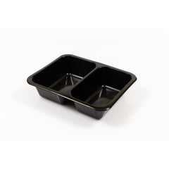 Caserola termosudabila 2 compartimente 22.7x17.8x5 cm, 50 buc/set