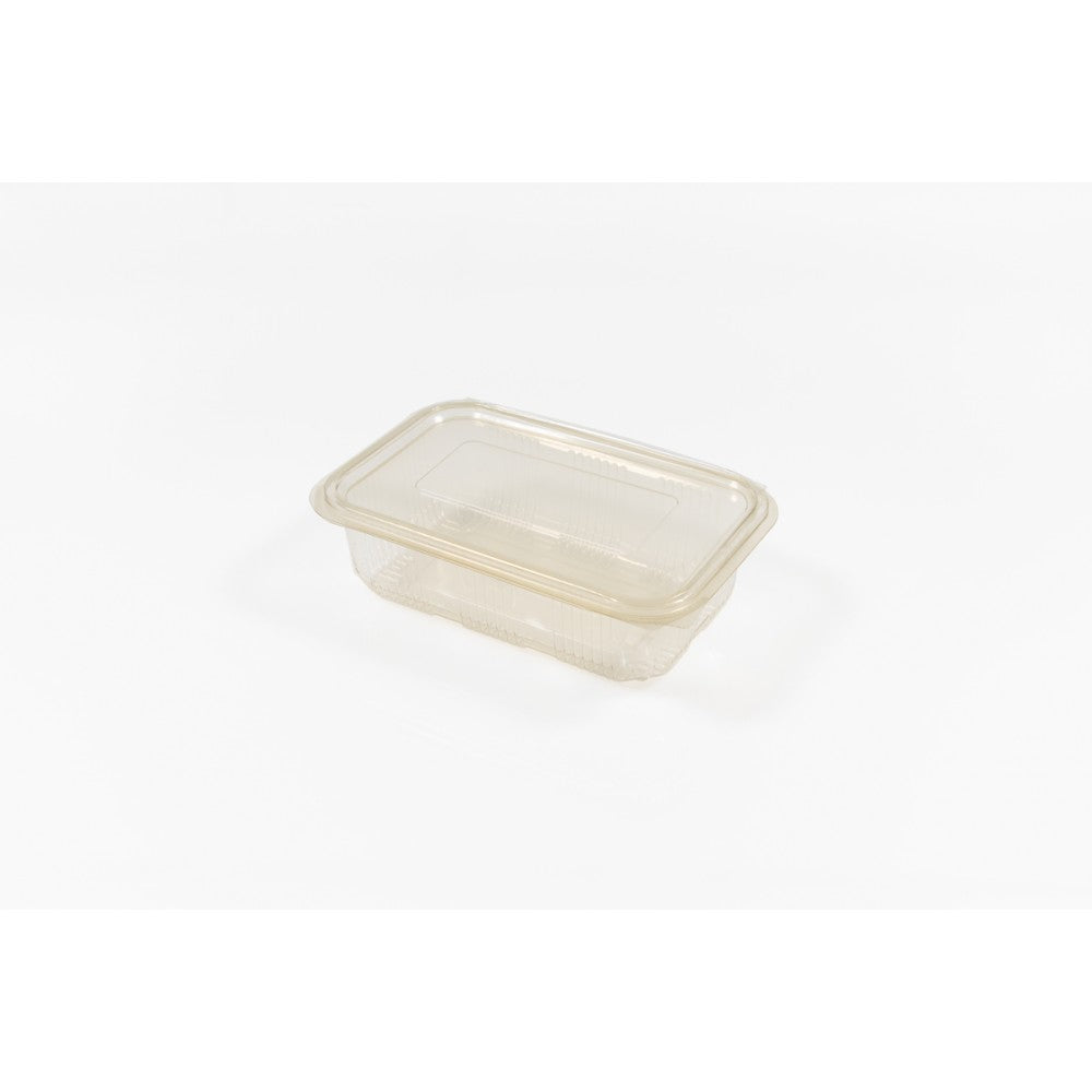 Caserola PET cu capac atasat 750 ml, 100 buc/set
