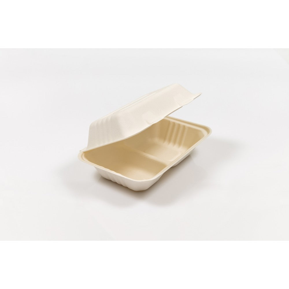 Caserola meniu bio 2 compartimente 23x16x8.4 cm , 50 buc/set