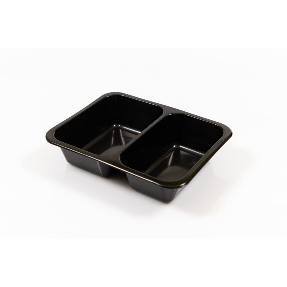 Caserola termosudabila 2 compartimente 22.7x17.8x4 cm, 50 buc/set
