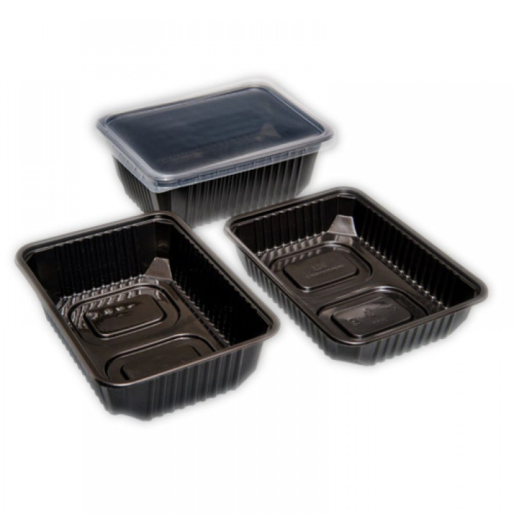 Caserola PP microunde 500 ml+capac, 50 buc/set