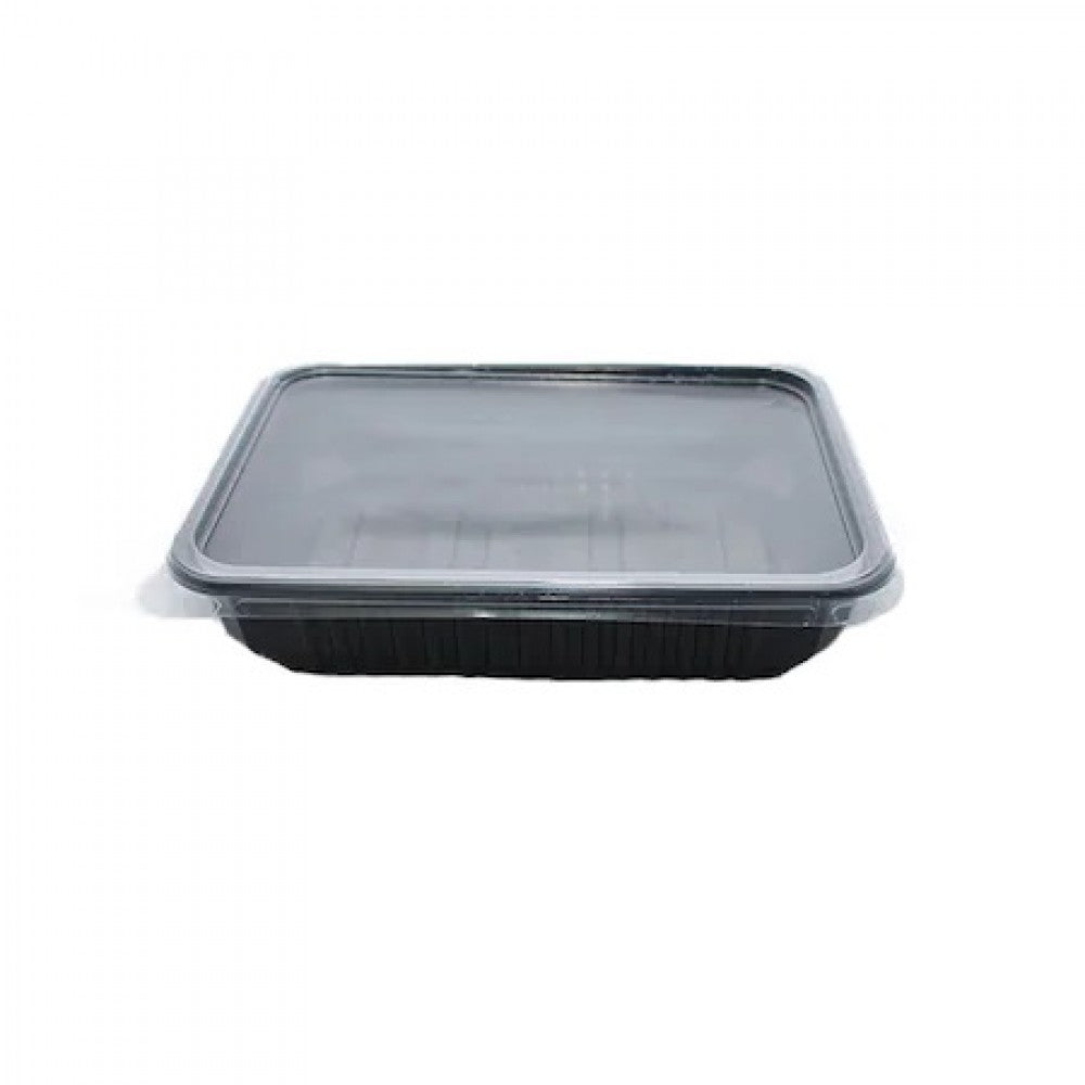 Caserola PP microunde 300 ml+capac, 50 buc/set