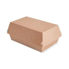 Cutie meniu hamburger carton kraft, 100 buc/set