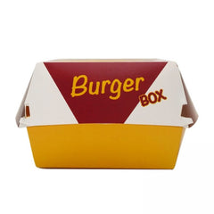 Cutie hamburger mare carton color (18.5x16.5x10 cm) 100 buc/set