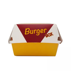 Cutie hamburger mediu carton color (15,8x14,5x8,7 cm) 100 buc/set