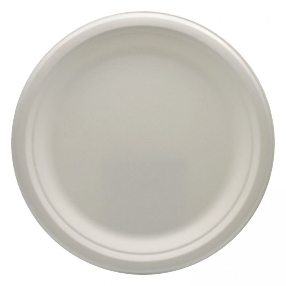 Farfurii trestie biodegradabile 22 cm, 50 buc/set