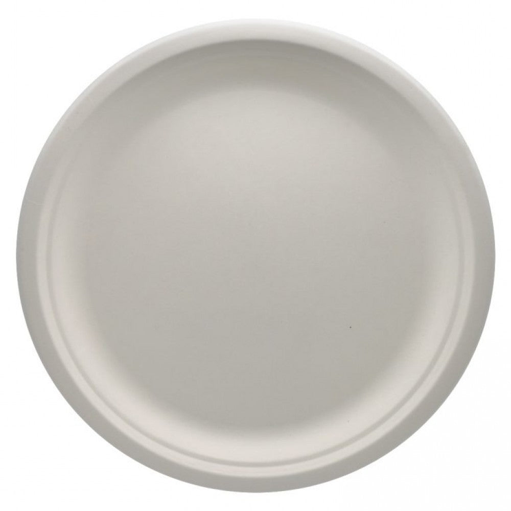 Farfurii trestie biodegradabile 26 cm, 50 buc/set
