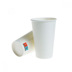 Pahare carton alb 16 oz 450 ml, 50 buc/set