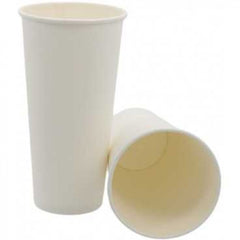 Pahare carton alb 22 oz 550 ml, 50 buc