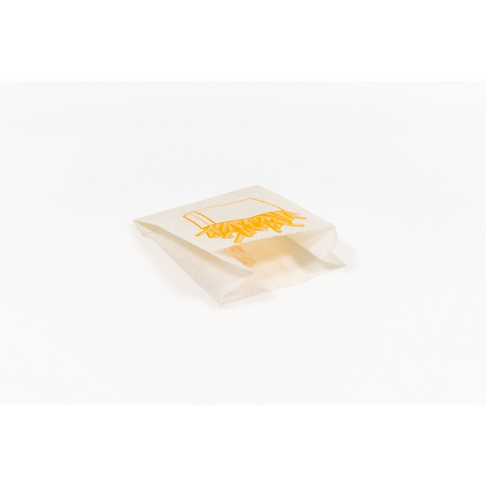 Punga hartie pentru cartofi prajiti 10x11 cm, 100 buc/set