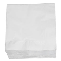 Servetele albe 33x33 cm, 2 strat, 100 buc