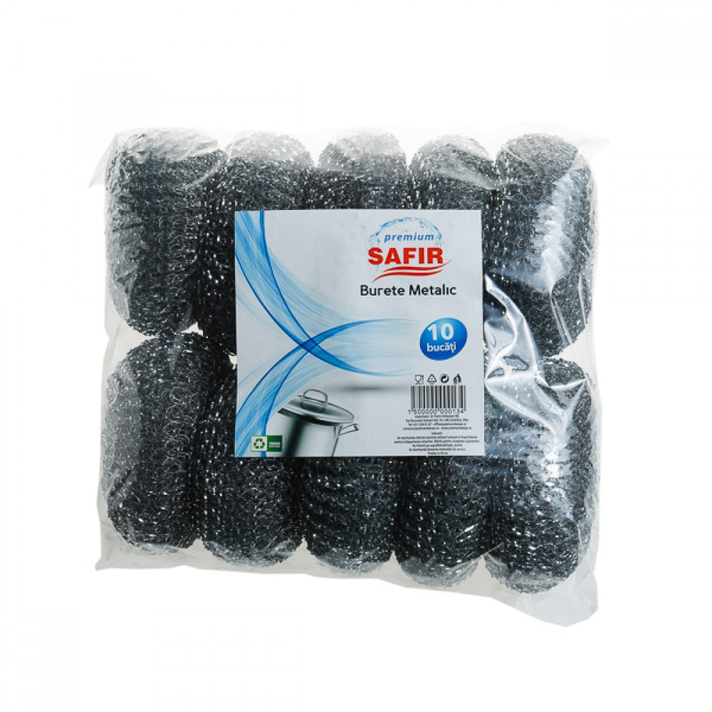 Spalator metalic profesional pentru vase 10 buc/set