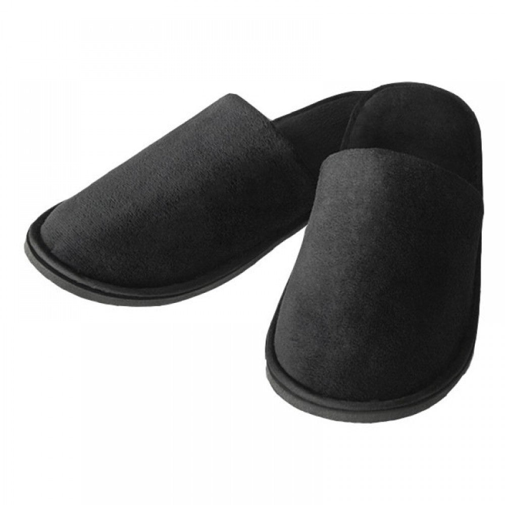 Papuci Velour Negru