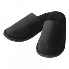 Papuci Velour Negru